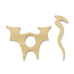 Broches en bois de ptérosaure&nbsp;JEWB-C010-01