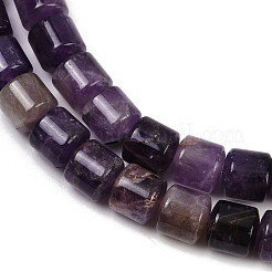 Natürlichen Amethyst Perlen Stränge&nbsp;G-G275-D11-10x10mm