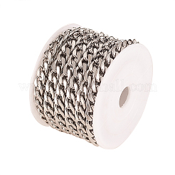 Cadenas de eslabones cubanos de acero inoxidable 304&nbsp;CHS-CJ0001-27B