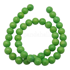 Chapelets de perles en jade Mashan naturel&nbsp;X-DJAD-8D-17-2