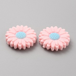 Daisy-Set aus umweltfreundlichen Silikonperlen in Lebensmittelqualität&nbsp;LS-SIL-WH0008-49D