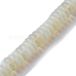 Perline Opalite fili, disco, 12x3.5~4mm, Foro: 1.4 mm, circa 51pcs/filo, 7.48~8.19 pollice (19~20.8 cm)