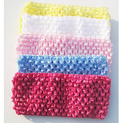 Elastische Babystirnbänder aus Baumwolle, für Mädchen, Haar-Accessoires, Mischfarbe, 300x70 mm