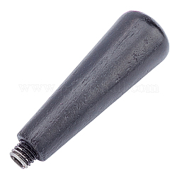 Poignée purshia, accessoires de cuillère en laiton de fusion de timbre à cacheter, noir, 65x20.5mm