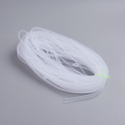 Cable de hilo de plástico neto, blanco, 4mm, 50 yardas / paquete (150 pies / paquete)