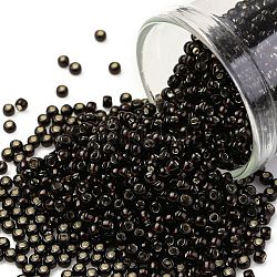 TOHO Round Seed Beads, Japanese Seed Beads, (2205) Silver Lined Root Beer, 11/0, 2.2mm, Hole: 0.8mm, about 50000pcs/pound