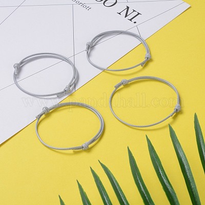 Création de bracelets en corde de polyester ciré coréen&nbsp;AJEW-JB00011-15-1
