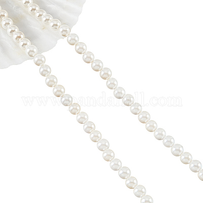 Fili di perline con guiscio&nbsp;SHEL-WH0001-009A-1