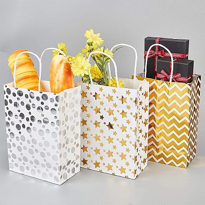 White Paper Party Favor Bags