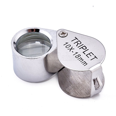 Wholesale Stainless Steel Folding Jewelry Loupe 