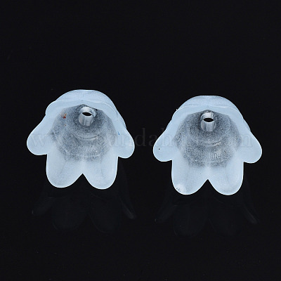 Transparentes bouchons acrylique de perles&nbsp;FACR-N005-002D-1