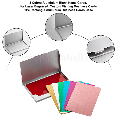 Blank Card Holder Business Card Case for Laser Engraving