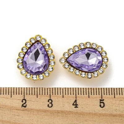 Cabochon di strass acrilici&nbsp;FIND-C054-02G-08-1