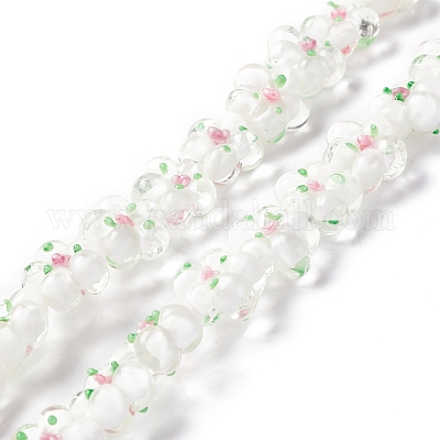 Hilos de abalorios de murano hechos a mano&nbsp;LAMP-D015-08K-1