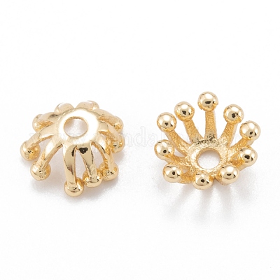 Tappi multi-petalo in ottone&nbsp;KK-K251-06G-1
