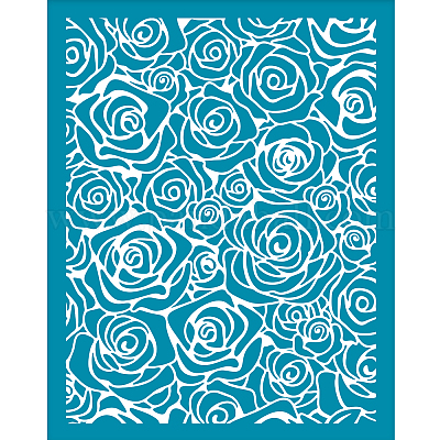 Flower Silk Screen Stencils for Polymer Clay Reusable Silk Screen