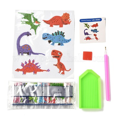 Wholesale DIY Dinosaur Diamond Painting Stickers Kits For Kids