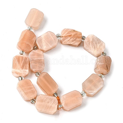 Natürliche sunstone Perlen Stränge&nbsp;G-C098-A12-01-1