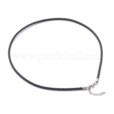 Wholesale Braided Waxed Polyester Cord Necklaces Making