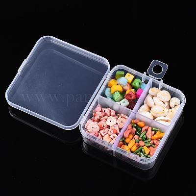 Wholesale Square Polypropylene(PP) Bead Storage Container 