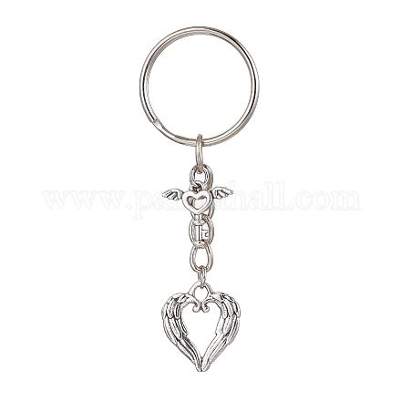 Schlüsselanhänger mit Anhänger aus Herzlegierung zum Valentinstag KEYC-JKC00625-03-1