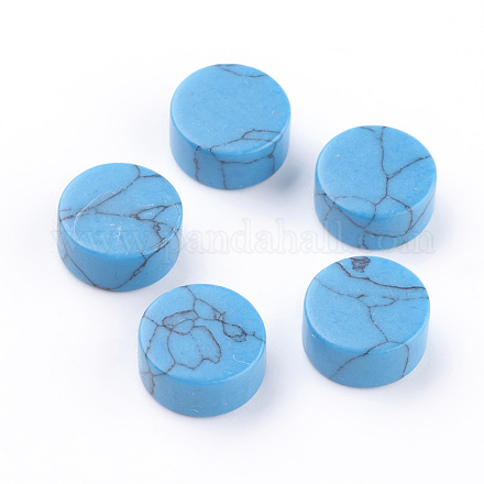 Synthetic Blue Turquoise Cabochons G-F528-28-1