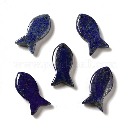 Pendentifs en lapis lazuli naturel G-G932-B24-1