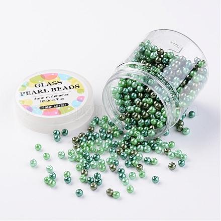 Set di perline di perle di vetro HY-JP0001-01-D-1