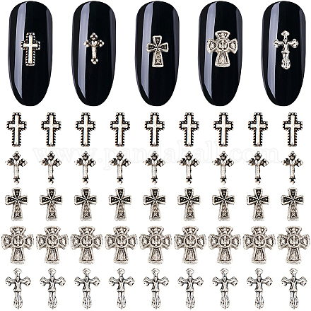 100 Stück Cabochons aus Zinklegierung in 5 Stilen&nbsp;MRMJ-CP0001-20-1