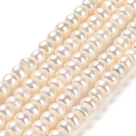 Fili di perle di perle d'acqua dolce coltivate naturali PEAR-J007-26-1