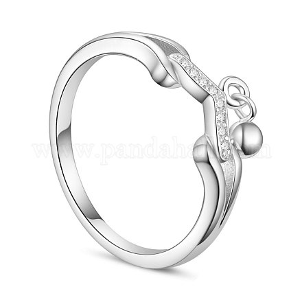 Shegrace 925 anillos de dedo de plata esterlina JR655A-03-1