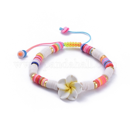 Bracelets de perles tressées en fil de nylon BJEW-JB05092-04-1