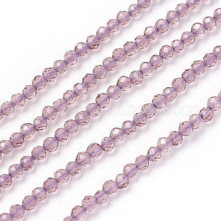 Chapelets de perles en verre transparente   GLAA-F094-A07-1