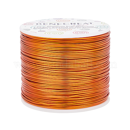丸アルミ線  レッドオレンジ  18ゲージ  1mm  約492.12フィート（150m）/ロール AW-BC0001-1mm-19-1