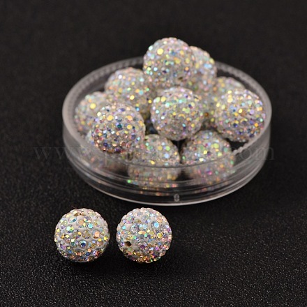 Diamante de imitacións de cristal checo abalorios RB-E482-10mm-101-1