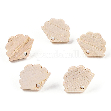 Risultati di orecchini a bottone in legno di frassino EJEW-N017-011P-1