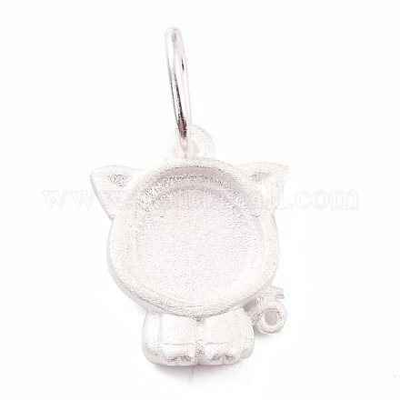925 sterling supports pendentif argent cabochon STER-I020-01C-S-1