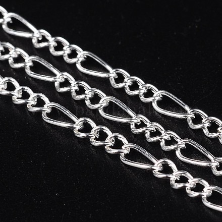 Cadenas hechas a mano de hierro cadenas figaro cadenas madre-hijo CHSM001Y-S-1