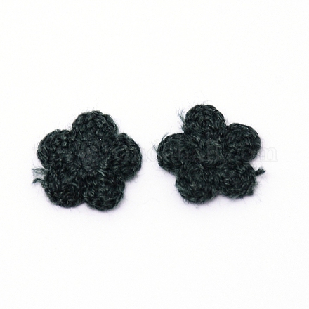 Accesorios de adorno de tejido de hilo de lana hecho a mano DIY-WH0187-01D-1