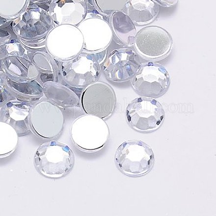 Cabuchones de diamante de imitación de acrílico de Taiwan imitación X-GACR-A002-4mm-01-1