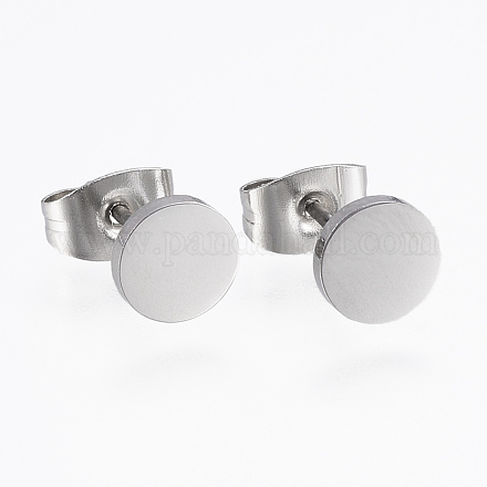 304 Stainless Steel Stud Earrings X-EJEW-H350-02P-A-1