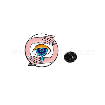 Broche de ojo de dibujos animados creativo PW-WG92283-02-1