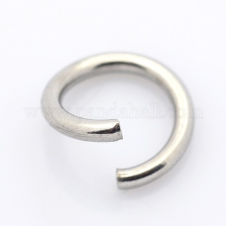 304 Stainless Steel Open Jump Rings X-STAS-E066-07-10mm-1