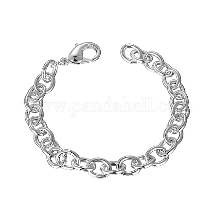 Trendy Brass Cable Chains Bracelets BJEW-BB12490-1