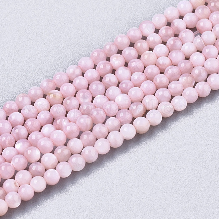Eau douce naturelle de coquillage perles brins BSHE-T009-01D-1