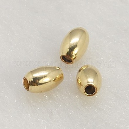 Yellow Gold Filled Beads KK-G158-4x6mm-1-1