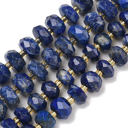Natürlicher Lapislazuli Perlenstränge&nbsp;G-L642-J08-02-1