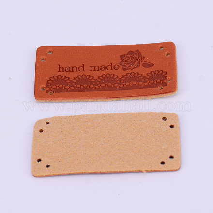 PU Leather Labels DIY-WH0171-43C-1