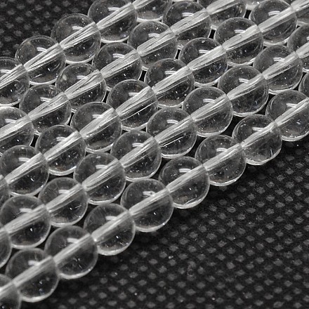 Imiter autrichien verre de cristal rondes chapelets de perles GLAA-F030-6mm-01-1