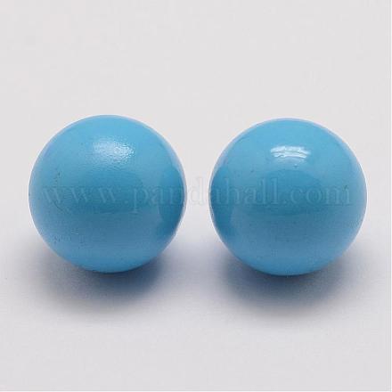 Brass Chime Ball Beads Fit Cage Pendants KK-G298-16mm-11-1